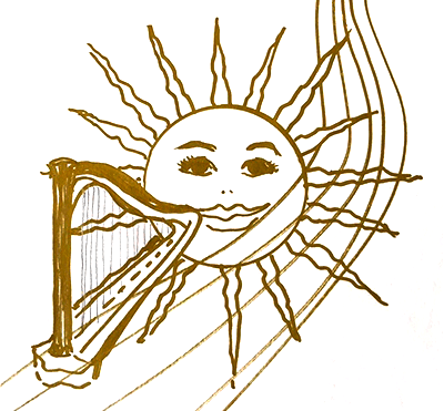 Logo Harfenatelier Sonne